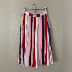 ModCloth mid length striped skirt